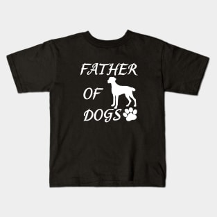 Father of Dogs - Brittany Dog Spaniel Kids T-Shirt